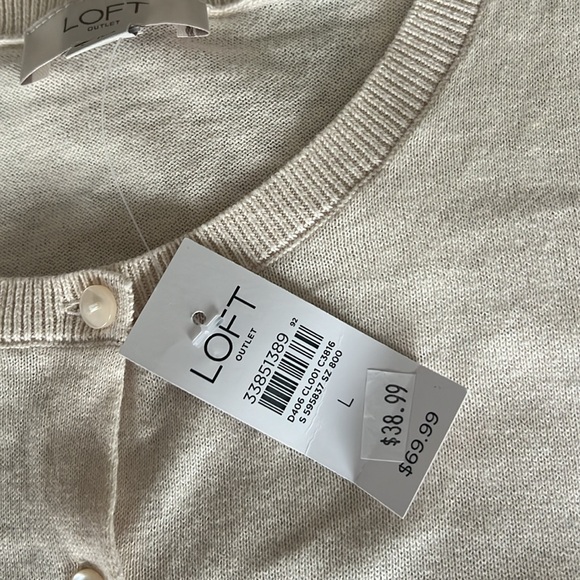 NWT cotton Loft button down size large womens - Picture 3 of 8